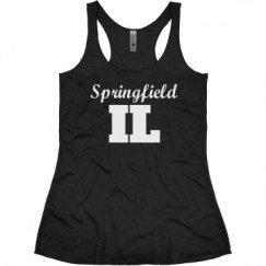 Ladies Slim Fit Super Soft Racerback Triblend Tank