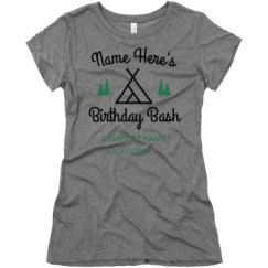 Ladies Slim Fit Super Soft Triblend Tee