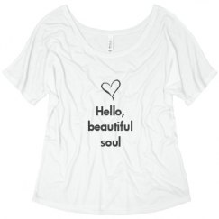 Ladies Flowy Slouchy Tee