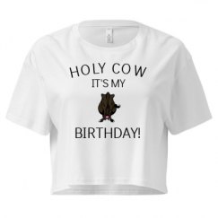 Ladies Festival Cali Crop Top Tee