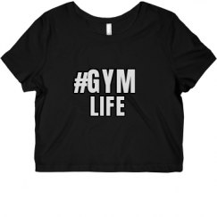 Ladies Slim Fit Crop Top Tee