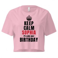 Ladies Festival Cali Crop Top Tee