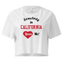 Ladies Festival Cali Crop Top Tee