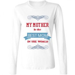 Ladies Relaxed Fit Basic Long Sleeve Tee