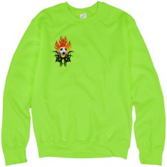 Unisex Neon Crewneck Sweatshirt
