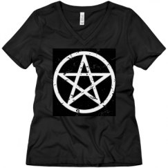 Ladies Relaxed Fit V-Neck Tee