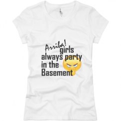 Ladies Slim Fit Basic Promo Jersey Tee