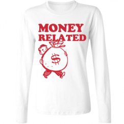 Ladies Relaxed Fit Basic Long Sleeve Tee