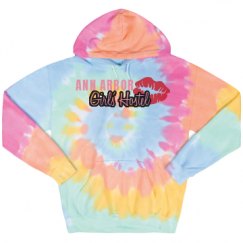 Unisex Tie-Dye Fleece Hoodie