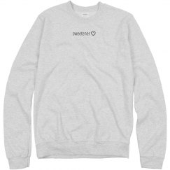 Ariana inspired sweetener ♡ ash crewneck