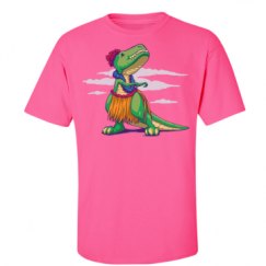 Unisex Ultra Cotton Safety Neon Crewneck Tee