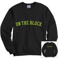 On The Block Men's Crew Neck Sweater (Lime)