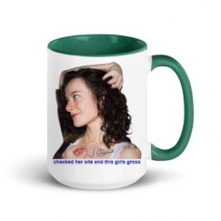 15oz Ceramic Mug with Color Inside