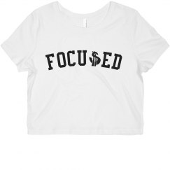 Focused Fitted Crop Tee