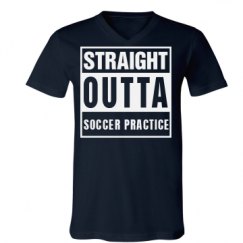 Unisex V-Neck Jersey Tee