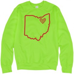 Unisex Neon Crewneck Sweatshirt