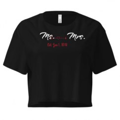 Ladies Festival Cali Crop Top Tee