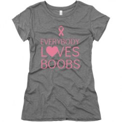 Ladies Slim Fit Super Soft Triblend Tee