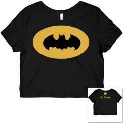 'Love B.Wayne' batman crop tee.