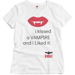 kissed a vampire tshirt