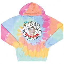 Unisex Tie-Dye Fleece Hoodie