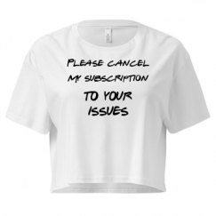 Ladies Festival Cali Crop Top Tee