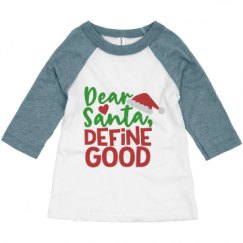 Toddler 3/4 Sleeve Raglan Tee