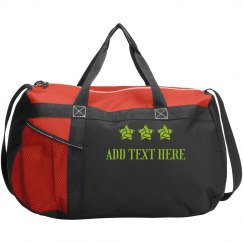 Custom Text Volleyball Stars