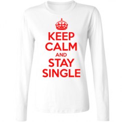 Ladies Relaxed Fit Basic Long Sleeve Tee