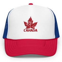 Cool Canada Caps Retro Red Canada Hats
