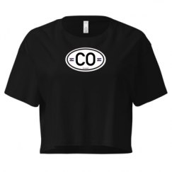 Ladies Festival Cali Crop Top Tee