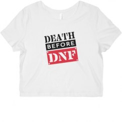 Ladies Slim Fit Crop Top Tee