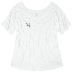 Ladies Flowy Slouchy Tee