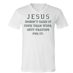 Unisex V-Neck Jersey Tee