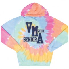 Unisex Tie-Dye Fleece Hoodie