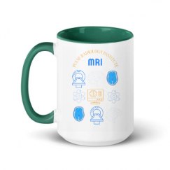 15oz Ceramic Mug with Color Inside