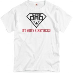 Gray tee w/black graphic 