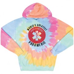 Unisex Tie-Dye Fleece Hoodie
