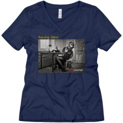 Ladies Relaxed Fit V-Neck Tee