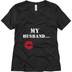 Ladies Relaxed Fit Super Soft Triblend V-Neck Tee