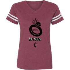 Ladies Relaxed Fit Vintage Sports Tee