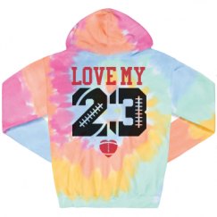 Unisex Tie-Dye Fleece Hoodie