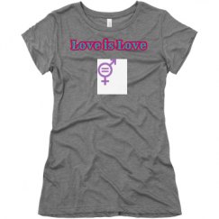 Ladies Slim Fit Super Soft Triblend Tee