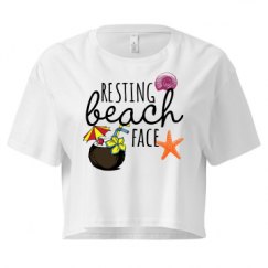 Ladies Festival Cali Crop Top Tee