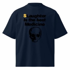 Unisex Organic Oversized High Neck T-Shirt