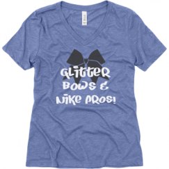 Ladies Relaxed Fit Super Soft Triblend V-Neck Tee