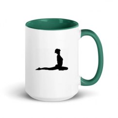 15oz Ceramic Mug with Color Inside