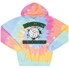 Unisex Tie-Dye Fleece Hoodie