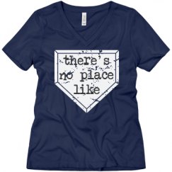 Ladies Relaxed Fit V-Neck Tee