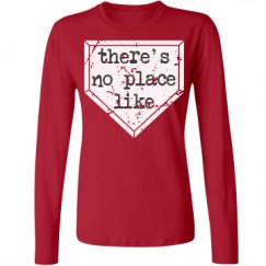 Ladies Relaxed Fit Basic Long Sleeve Tee